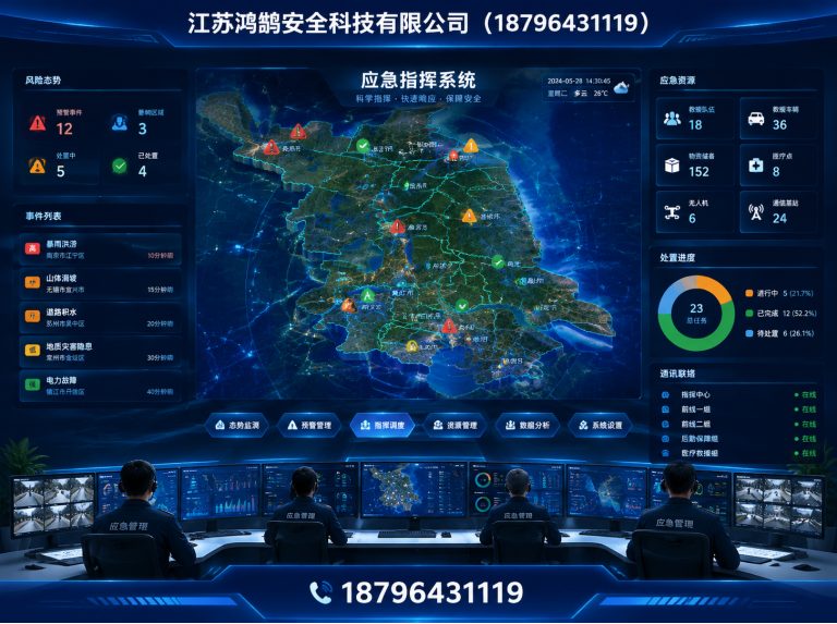 萍乡消防通信指挥展示图